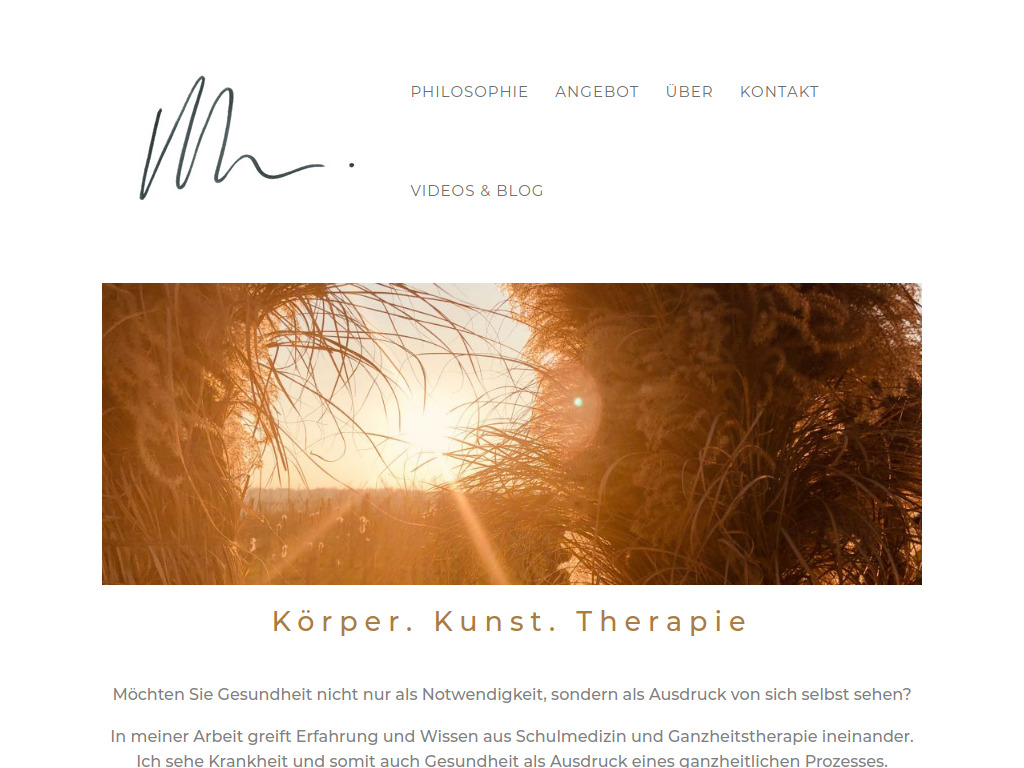 Website von Manuela Steffel in Wien