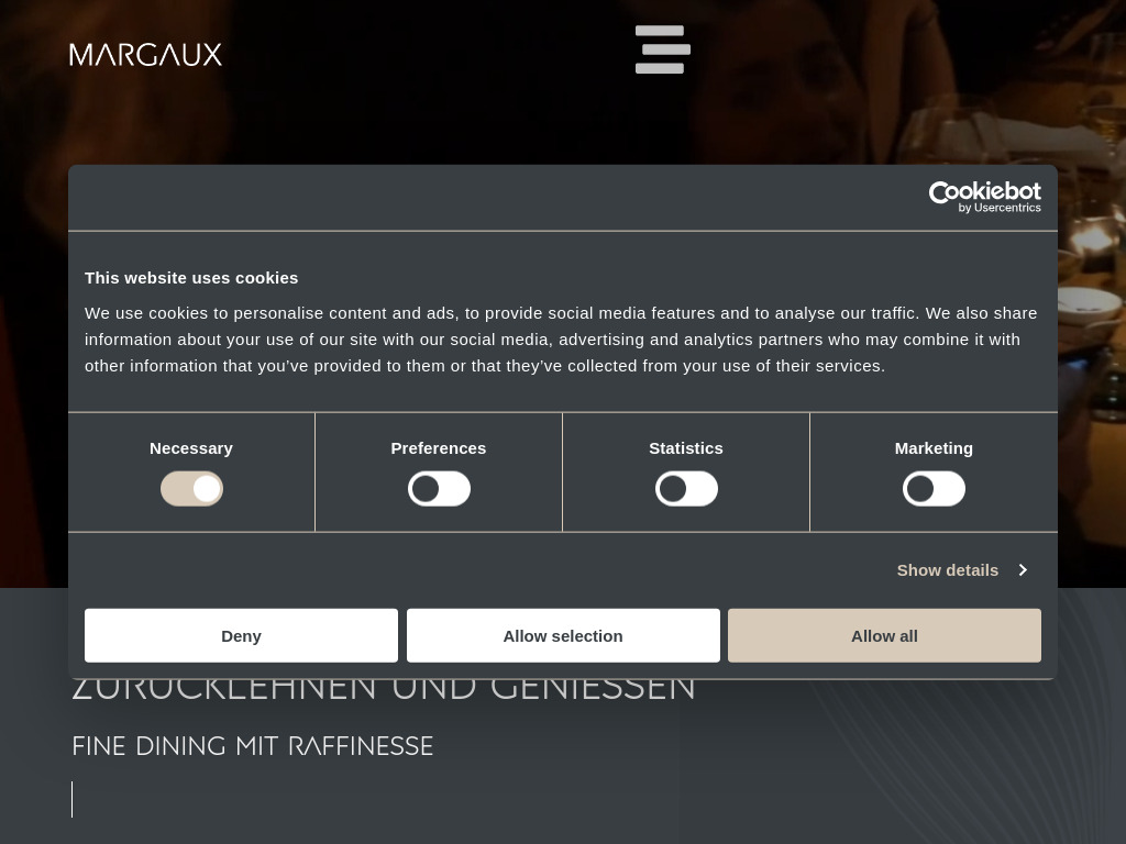 Website von Restaurant MARGAUX in Limburg