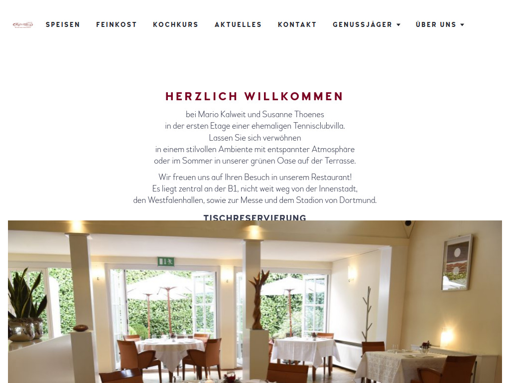 Website von La cuisine Mario Kalweit GmbH & Co. KG in Dortmund