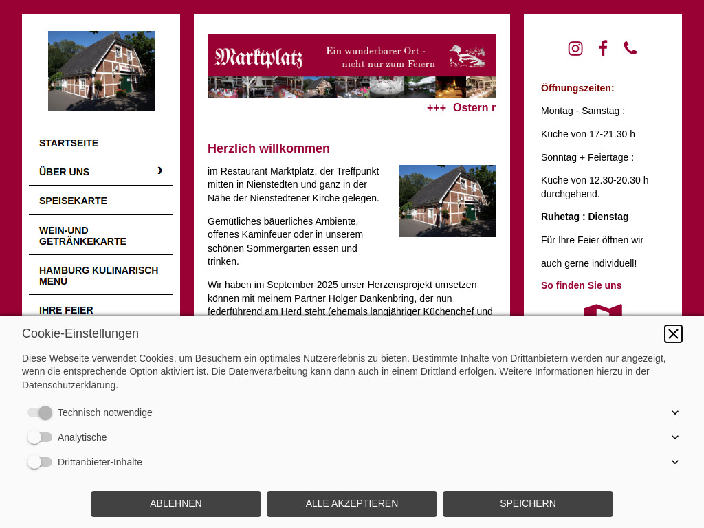 Website von Marktplatz in Hamburg