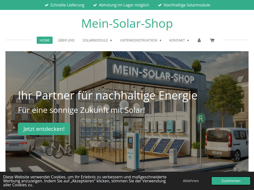 Website von servenergy Vertriebs GmbH in Peine