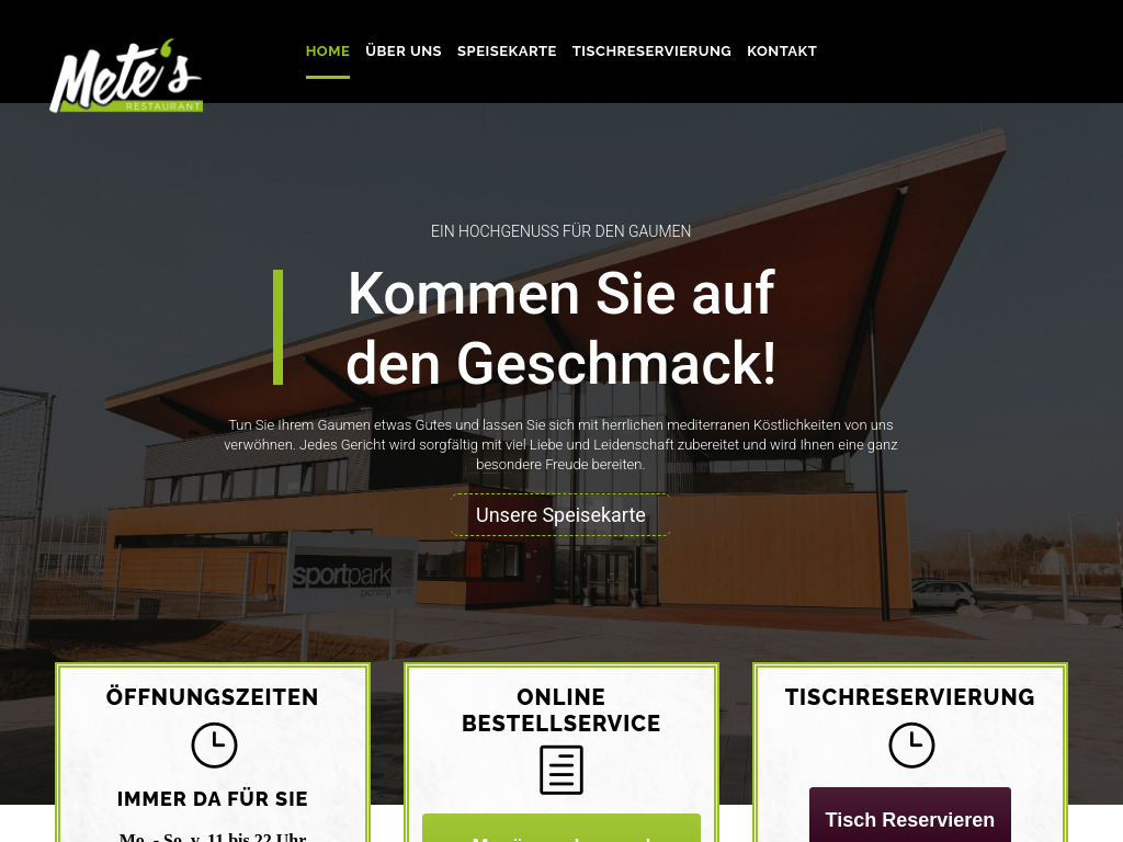 Website von S&M GmbH in Linz
