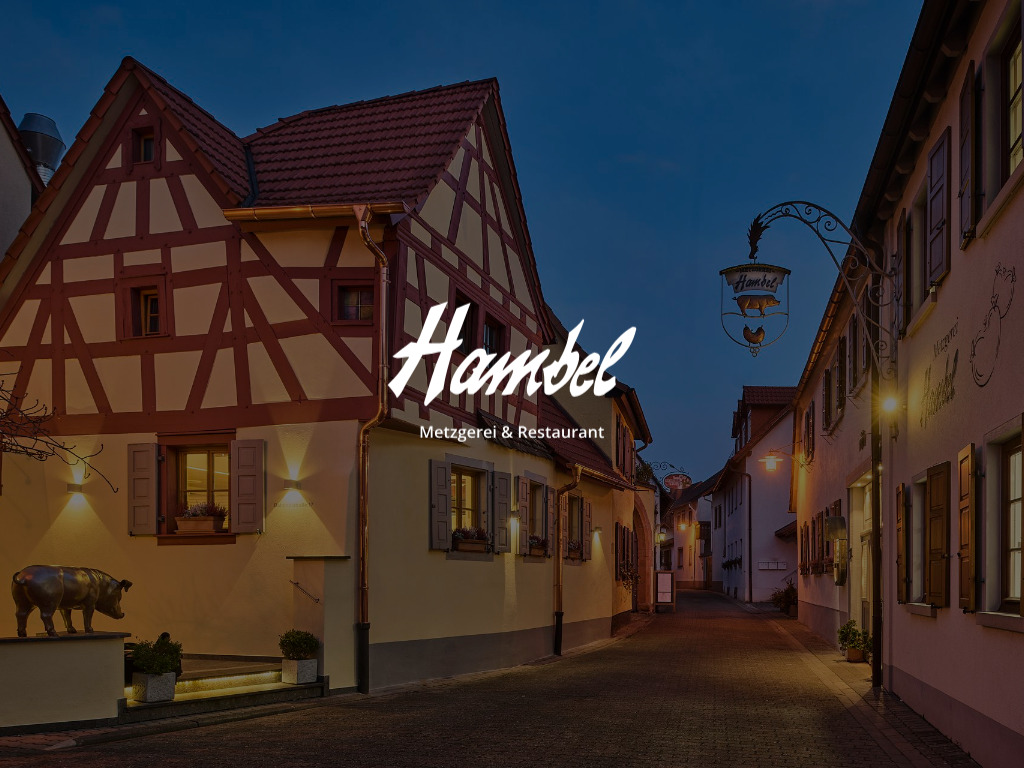 Website von Metzgerei Hambel in Wachenheim a.d.W.