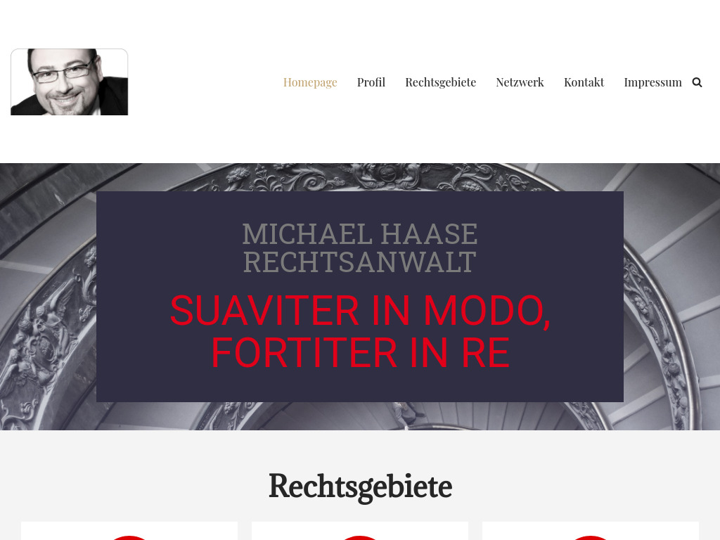 Website von Rechtsanwalt Michael Haase in Berlin
