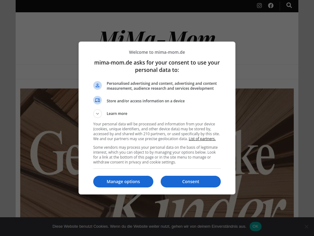 Website von MiMa-Mom in Vierkirchen