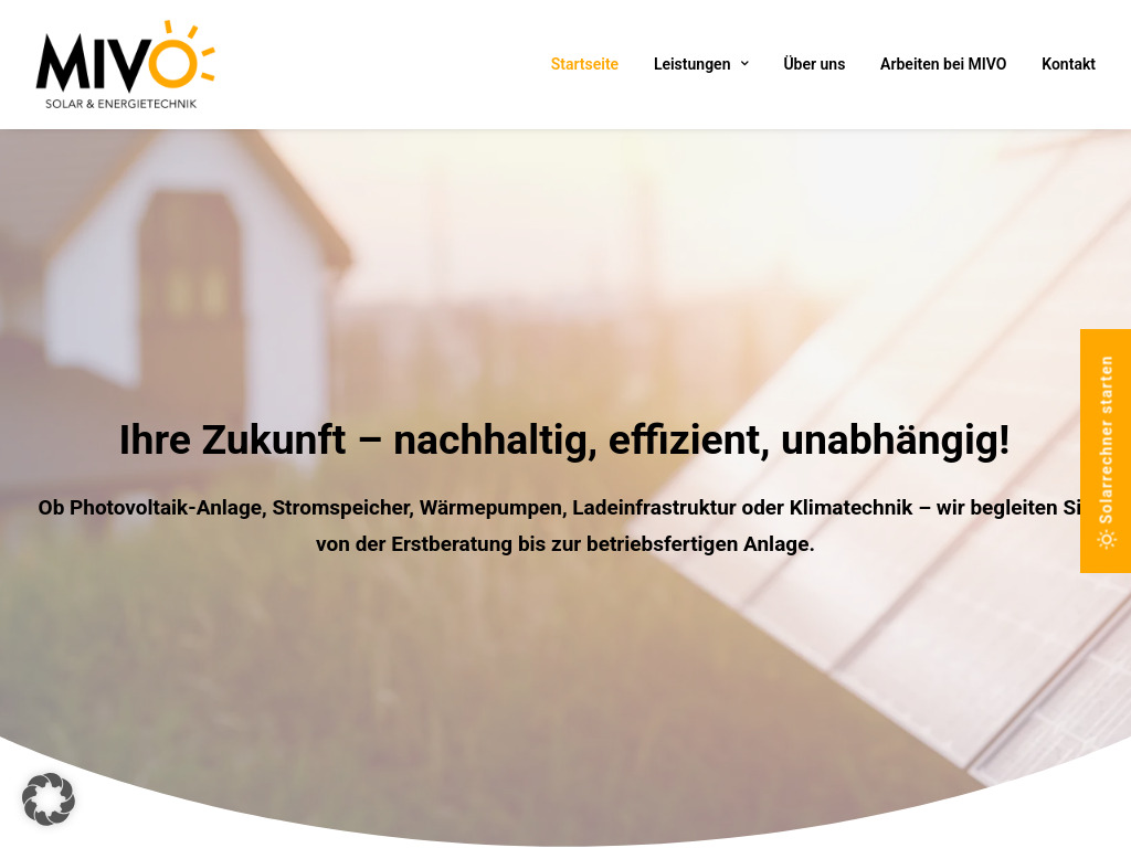 Website von MIVO GmbH in Dinslaken