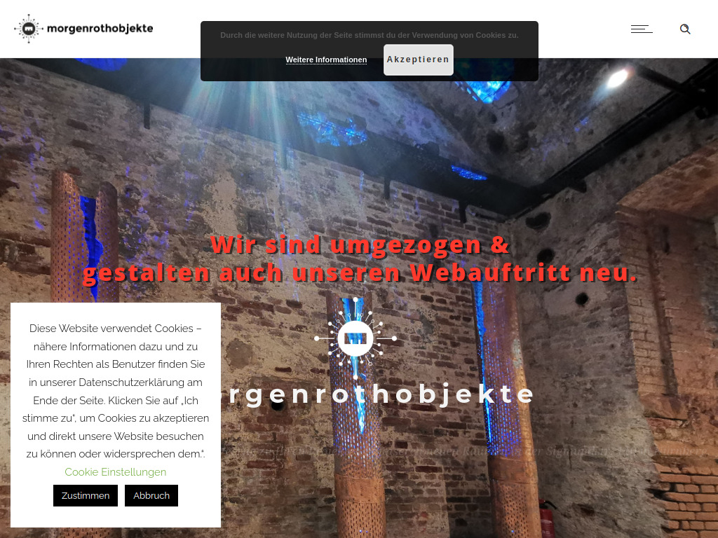 Website von morgenrothobjekte in Nürnberg