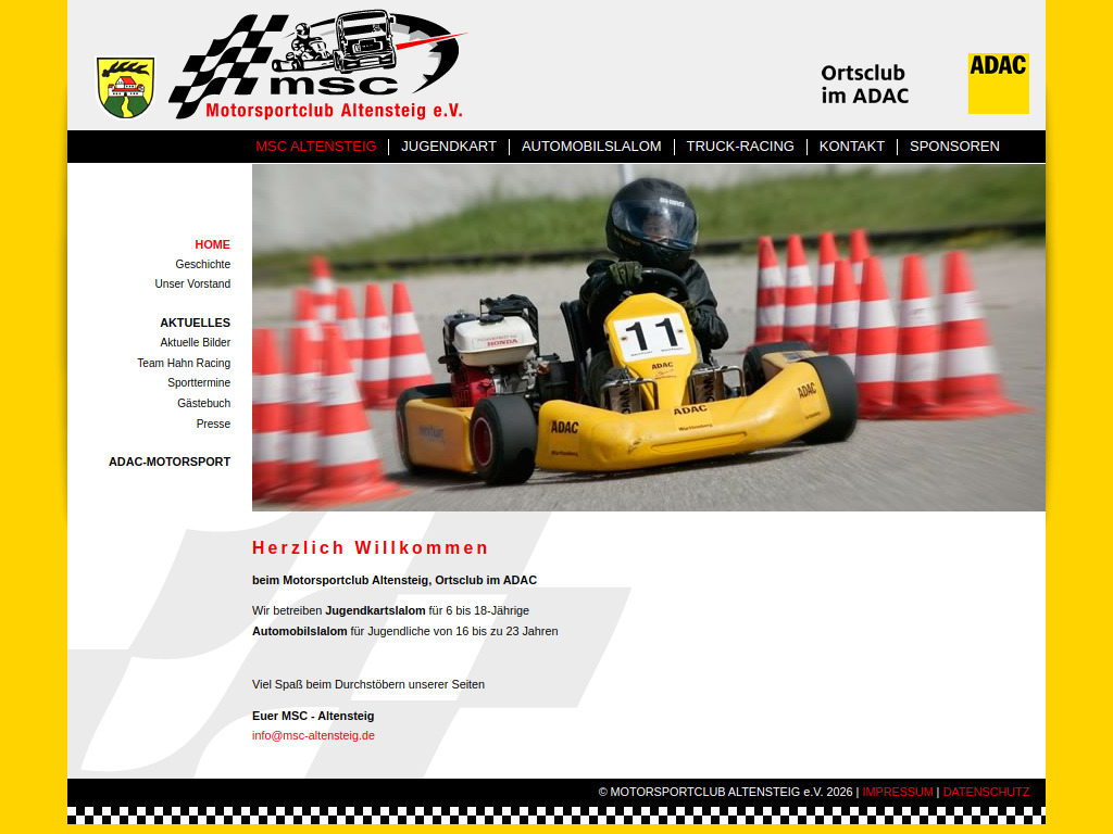 Website von Motorsportclub MSC Altensteig e.V.