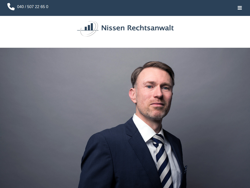 Website von Dr. Timm Nissen in Norderstedt