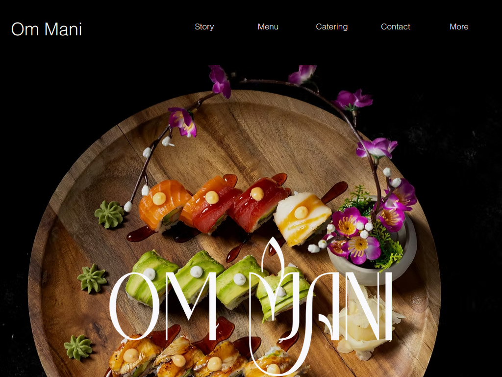 Website von Om Mani Restaurant in Adlershof in Berlin