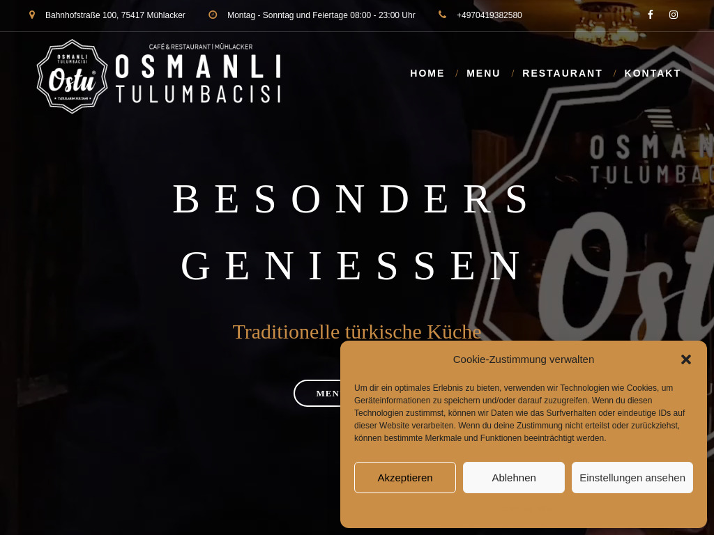 Website von Osmanli Tulumbacisi Gbr in Mühlacker
