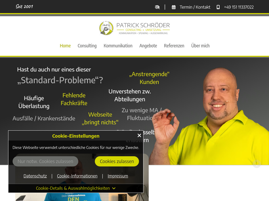 Website von Patrick Schröder in Braunschweig