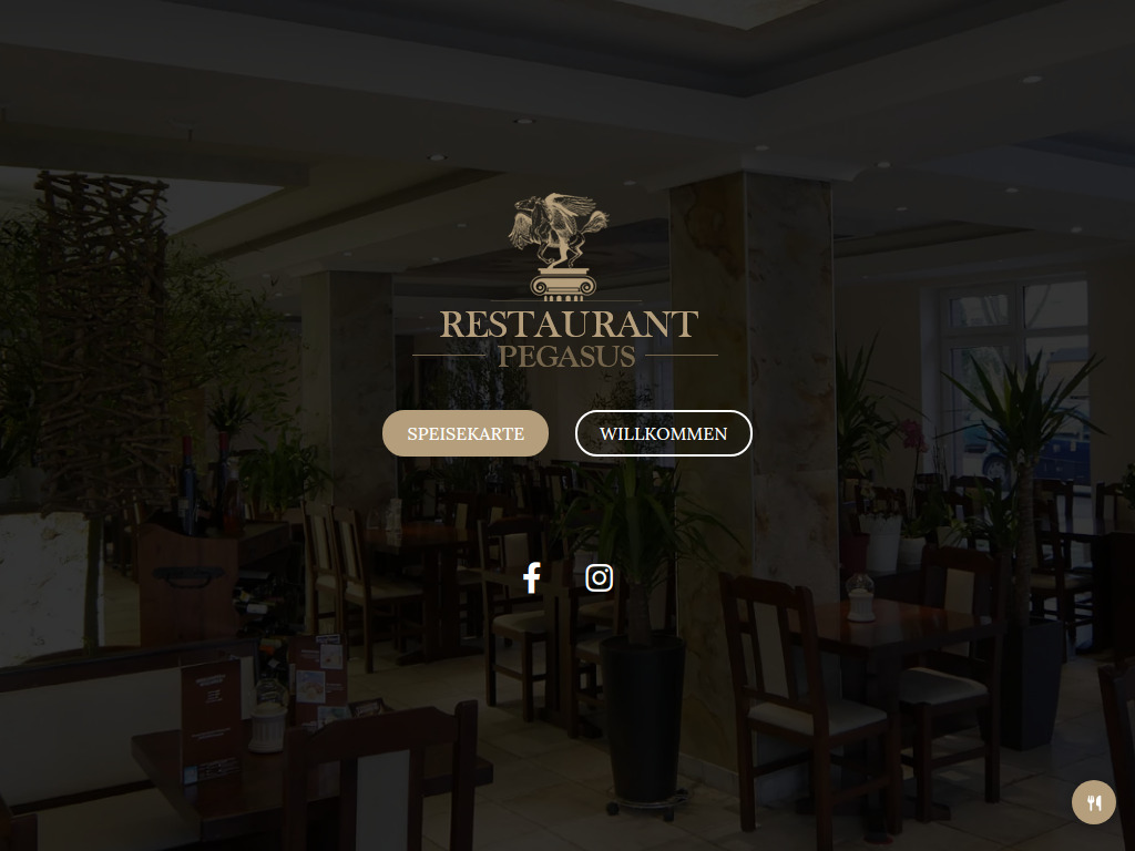 Website von Restaurant Pegasus in Lübeck