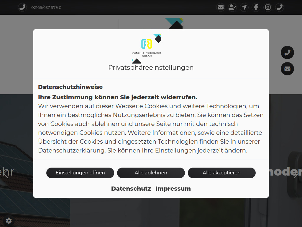 Website von Kevin Pesch & Mike Reichardt GbR in Mönchengladbach