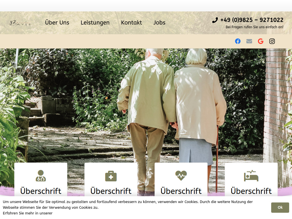 Website von Christiane Bayer & Stefan Lobenwein GbR in Herrieden
