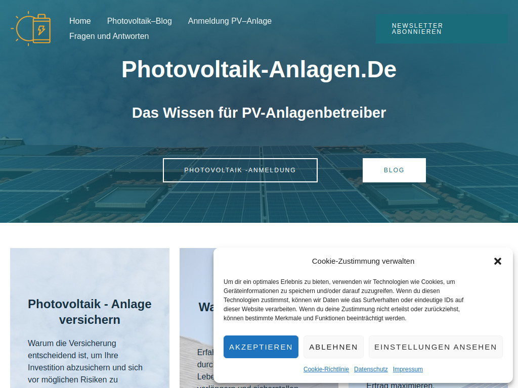 Website von Menzdorf in Bliedersdorf