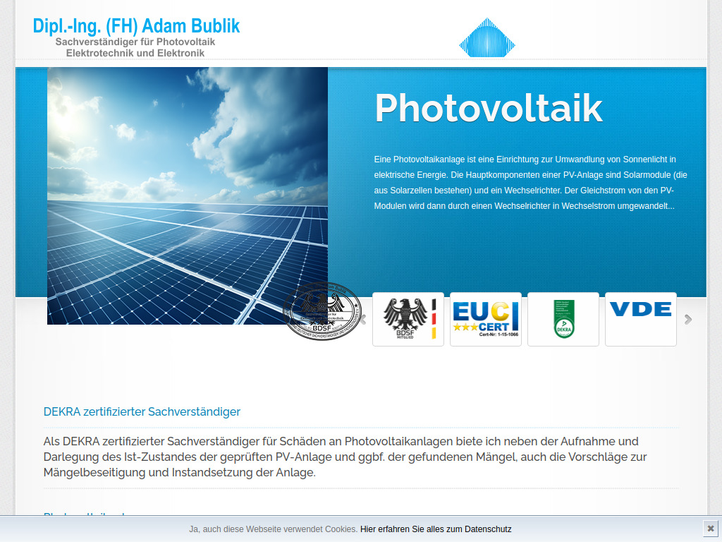 Website von photovoltaik-gutachter.berlin