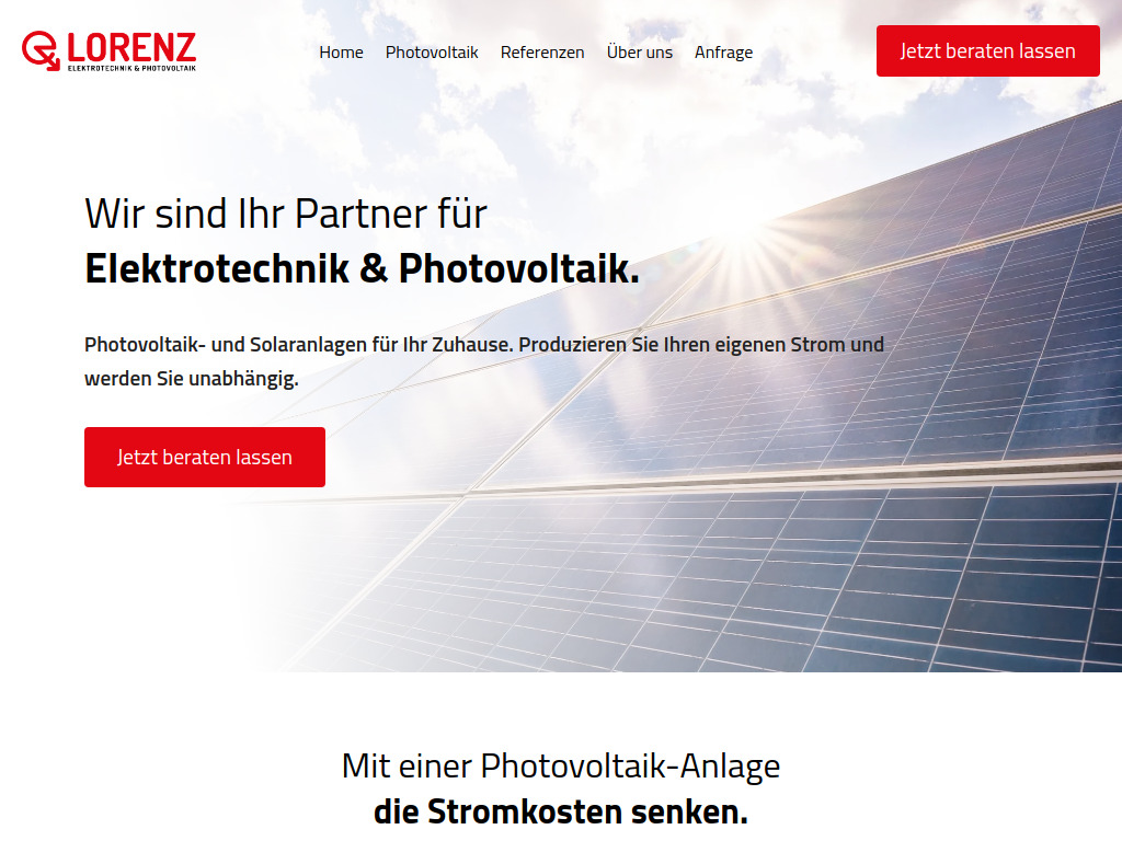 Website von Lorenz GmbH in Lingen (Ems)