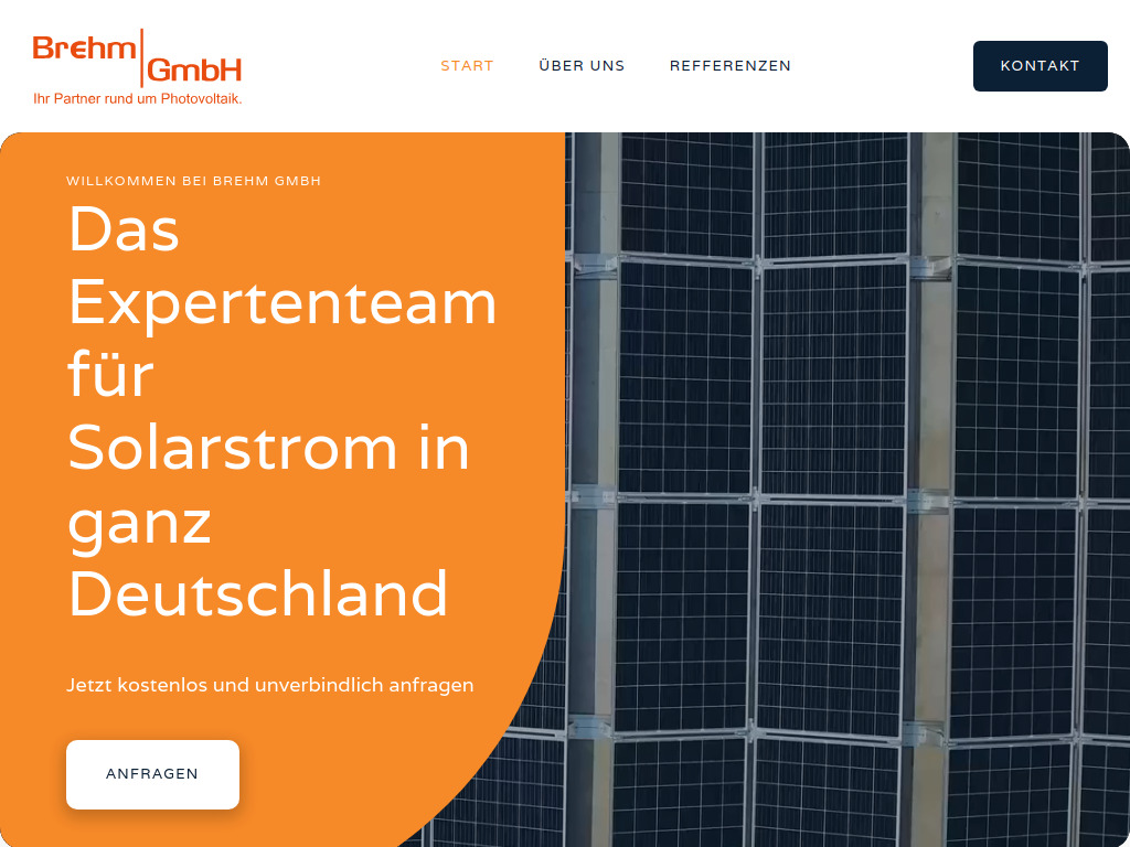 Website von Brehm GmbH in Meppen