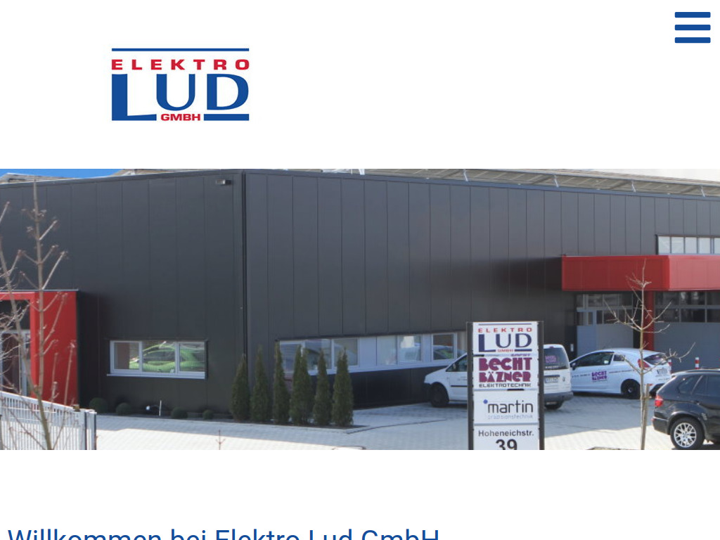 Website von Elektro-Lud GmbH in Birkenfeld