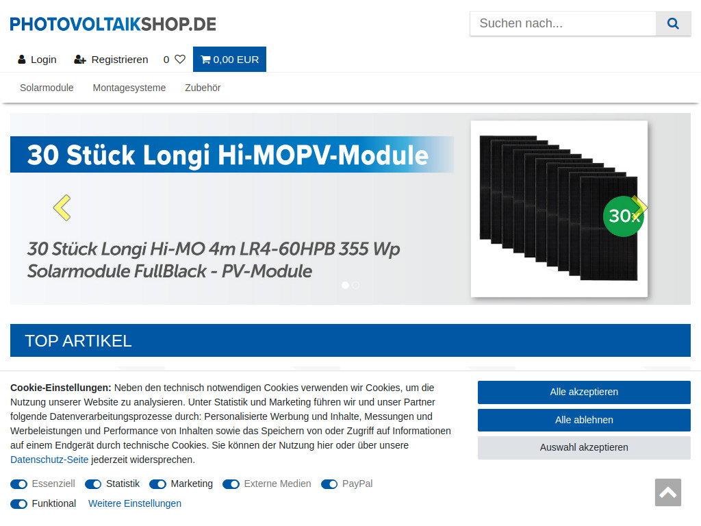 Website von Trainingsunterlagen24 GmbH in Zielitz