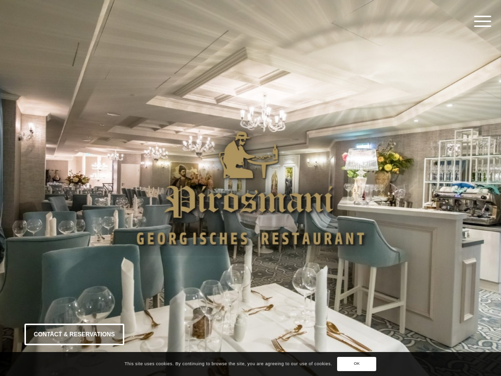 Website von Pirosmani Gastronomie GmbH in Frankfurt am Main