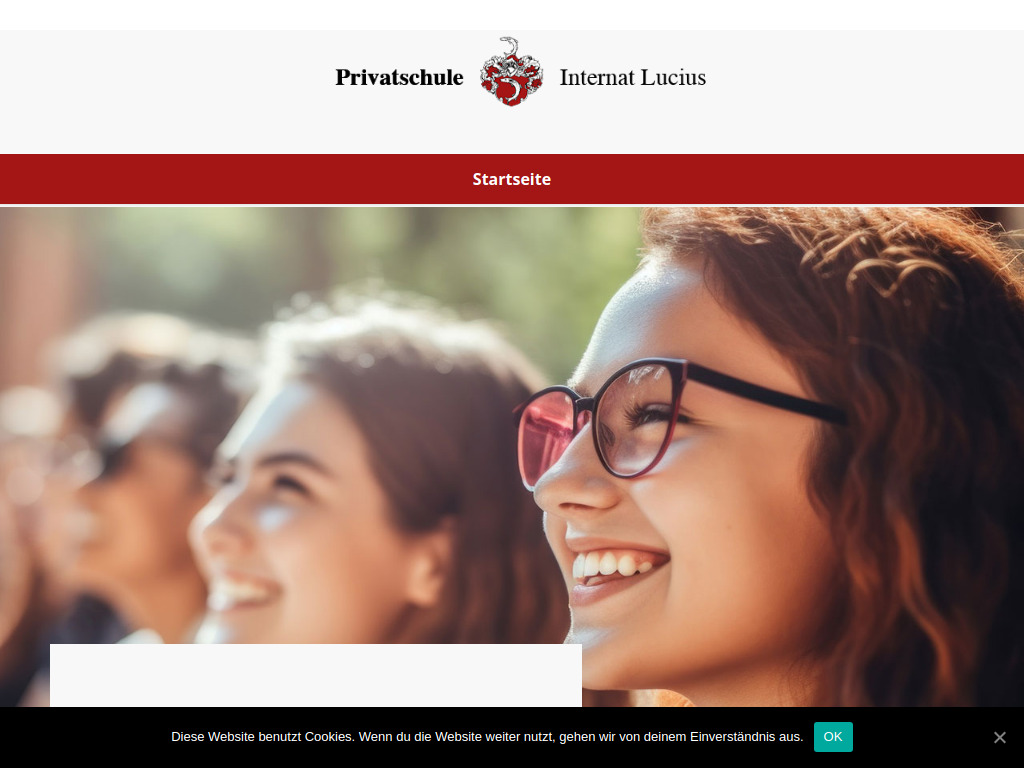 Website von Privatschule Internat Lucius in Echzell