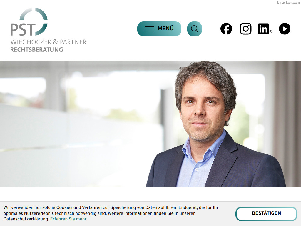 Website von PST Plöger Skrzeba Trinn Steuerberatungsgesellschaft PartG mbB in Paderborn