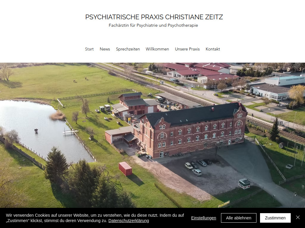 Website von Psychiatrische Praxis Christiane Zeitz in Ilmenau