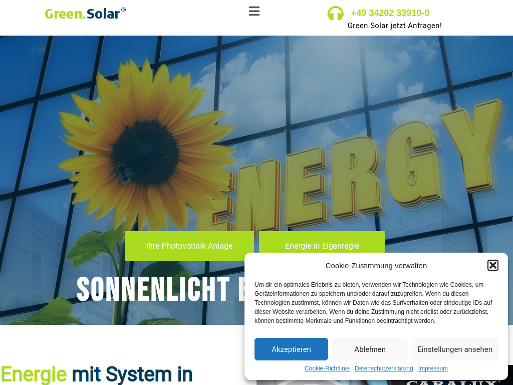 Website von CARALUX LED- u. Neonlichttechnik GmbH in Rackwitz