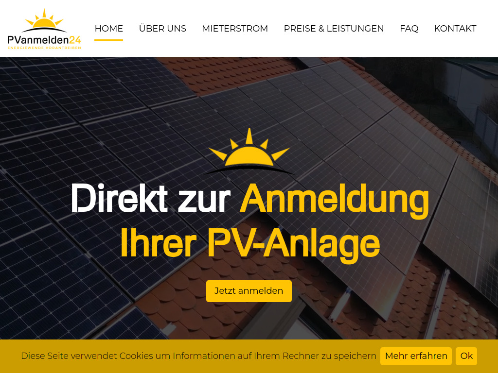 Website von Energiefüchse GmbH in Dortmund
