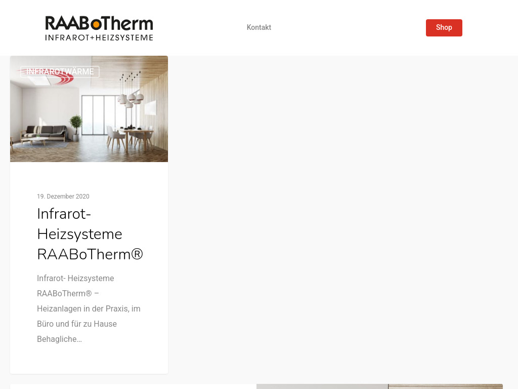Website von RAABoTherm GmbH in Rosbach v.d.H.