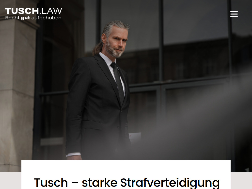 Website von Rechtsanwalt Michael Tusch in Hannover