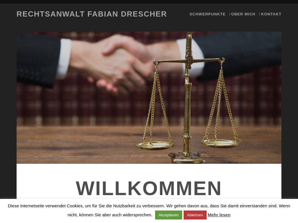 Website von Fabian Drescher in Berlin