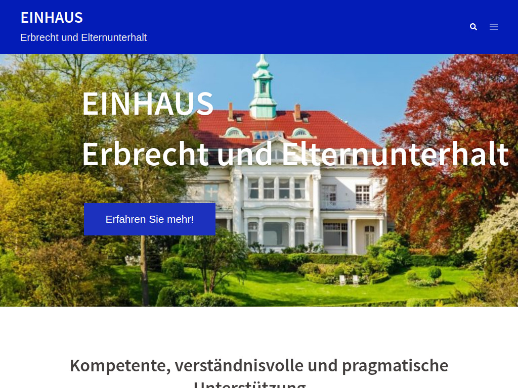 Website von Dr. Carola Einhaus in Düsseldorf