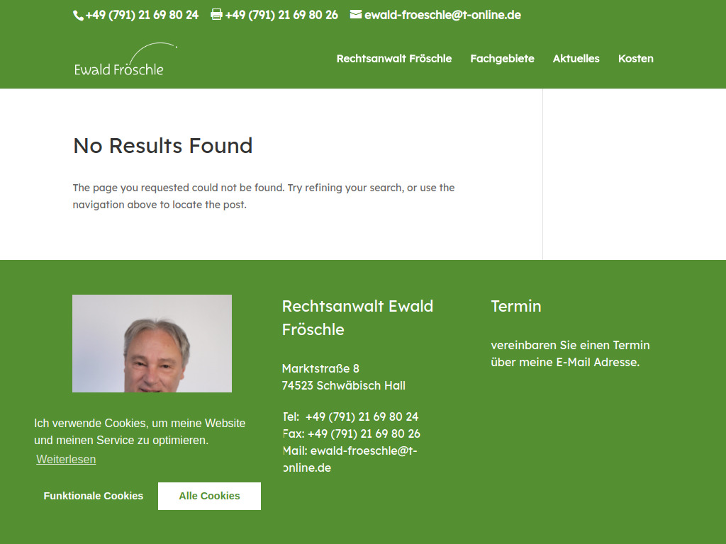 Website von Ewald Fröschle