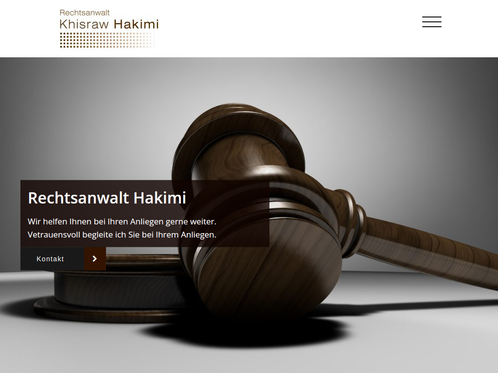 Website von Khisraw Hakimi in Hamburg