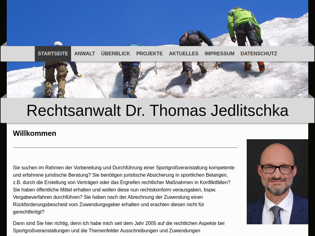 Website von Dr. Thomas Jedlitschka in Berlin