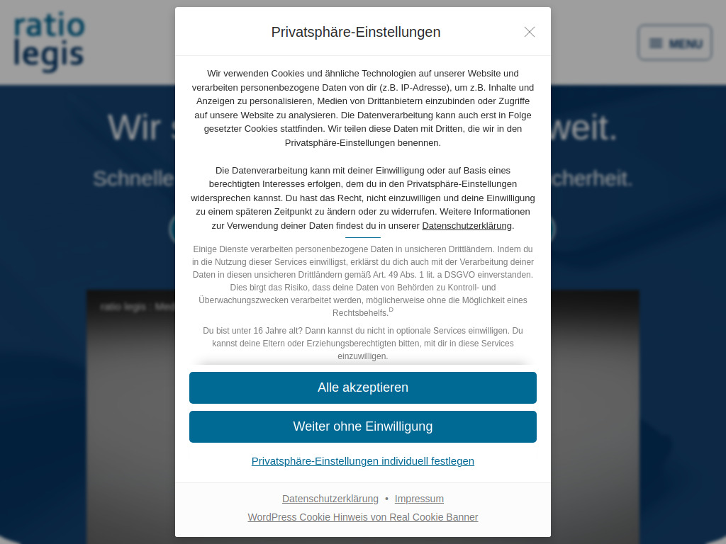 Website von Gütestelle - bundesweit staatlich anerkannt