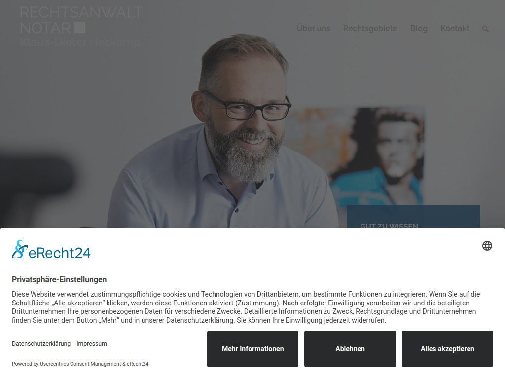 Website von Klaus-Dieter Heskamp in Hannover