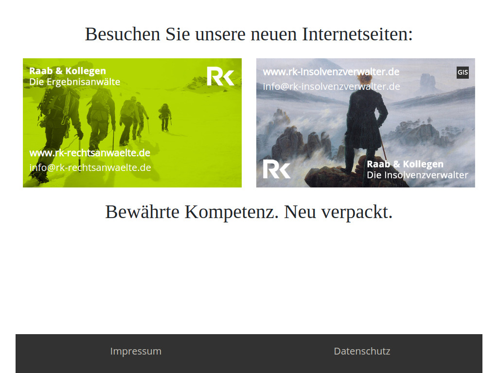 Website von Raab & Kollegen