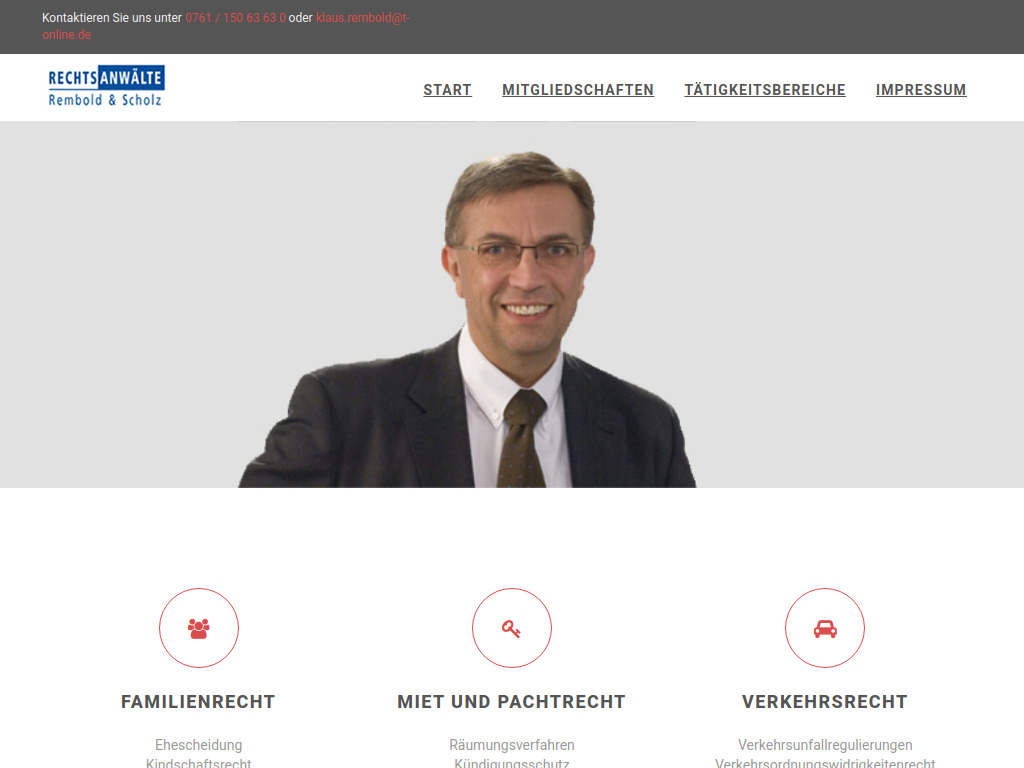 Website von Klaus-Dieter Rembold in Freiburg