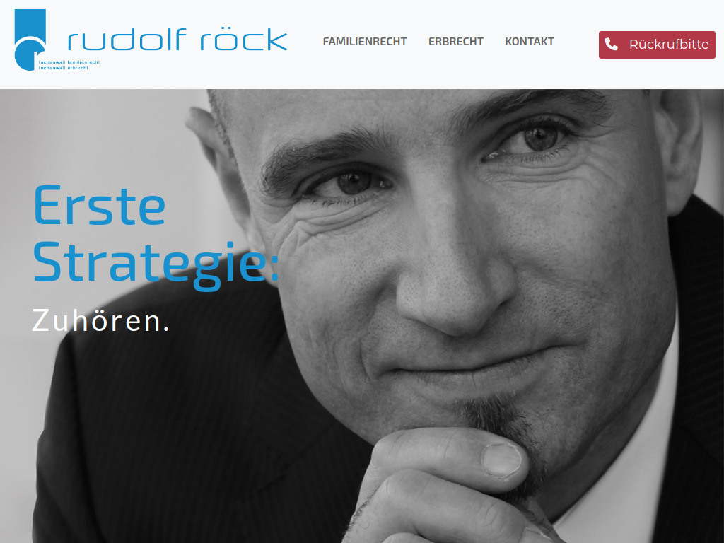 Website von Rechtsanwalt Rudolf Röck in Bad Tölz