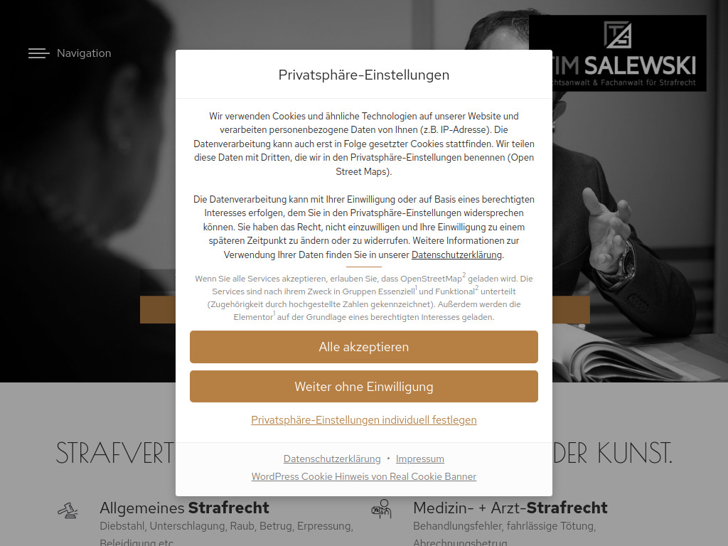 Website von Tim Salewski in Hattingen