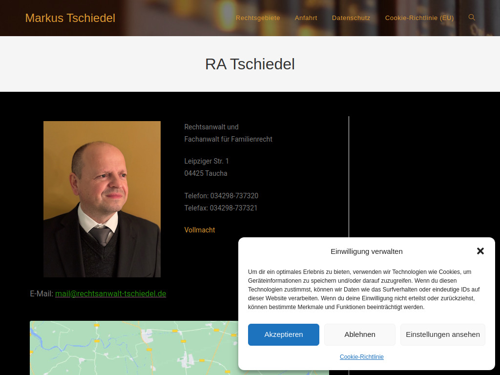 Website von Markus Tschiedel in Taucha