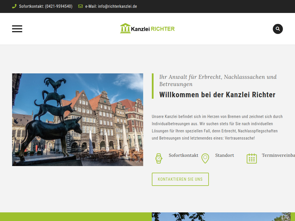 Website von rechtsanwaltbremen.de
