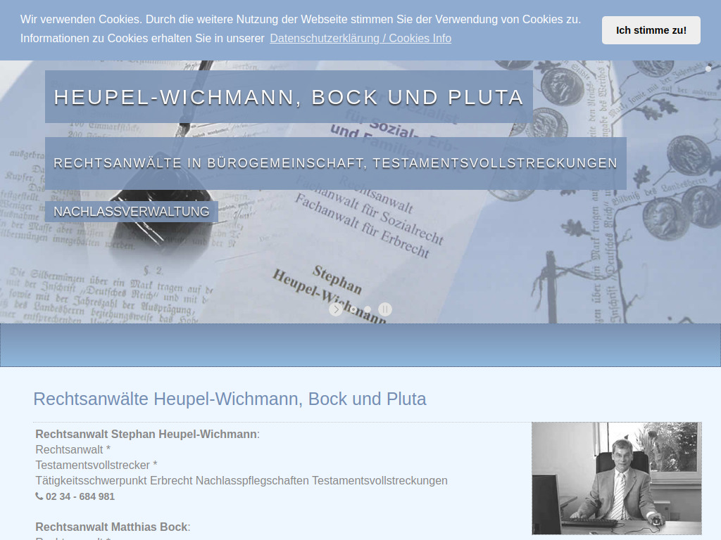Website von Stephan Heupel-Wichmann in Bochum