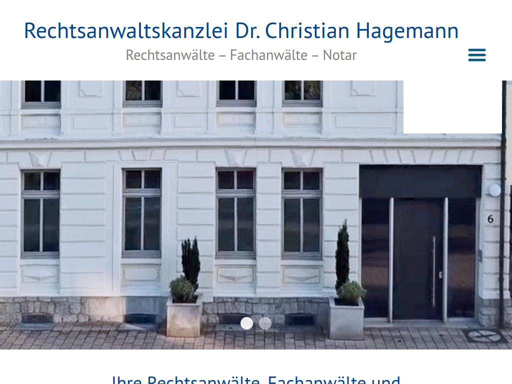 Website von Die Kanzlei in Barntrup