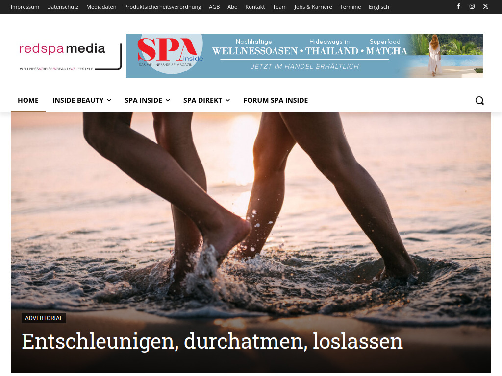 Website von redspa.de in Baden-Baden