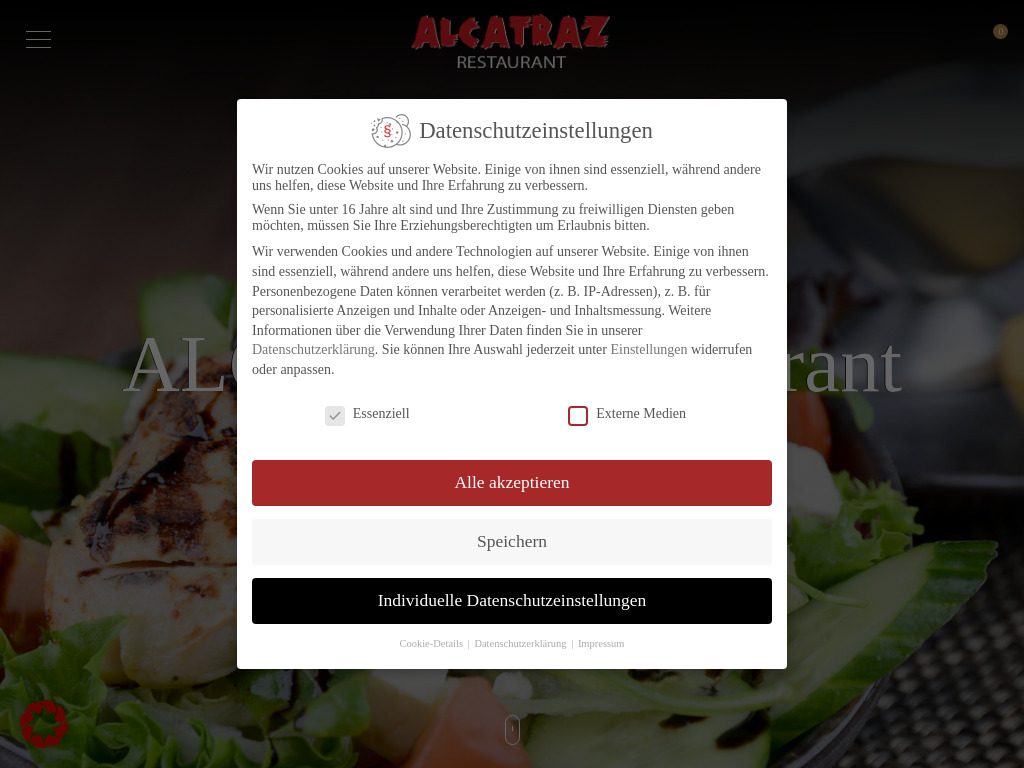 Website von Alcatraz Restaurant GmbH in Uelzen